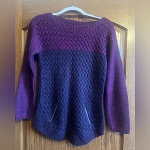 Hooked Up - Junior tunic length sweater.